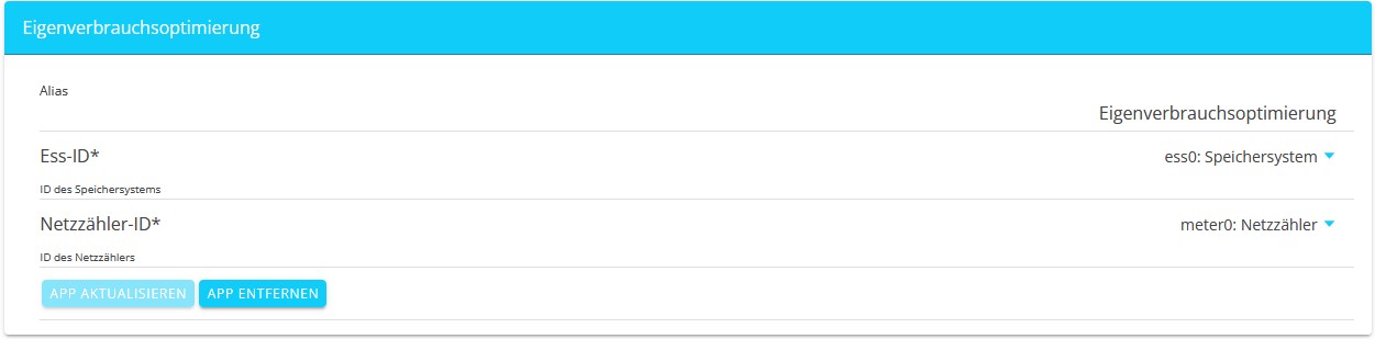 Eigenverbrauchsoptimierung deinstallieren 2