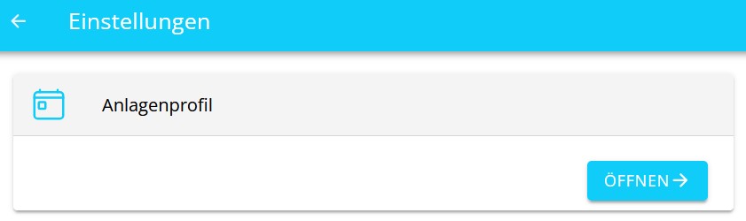 settings sys profile