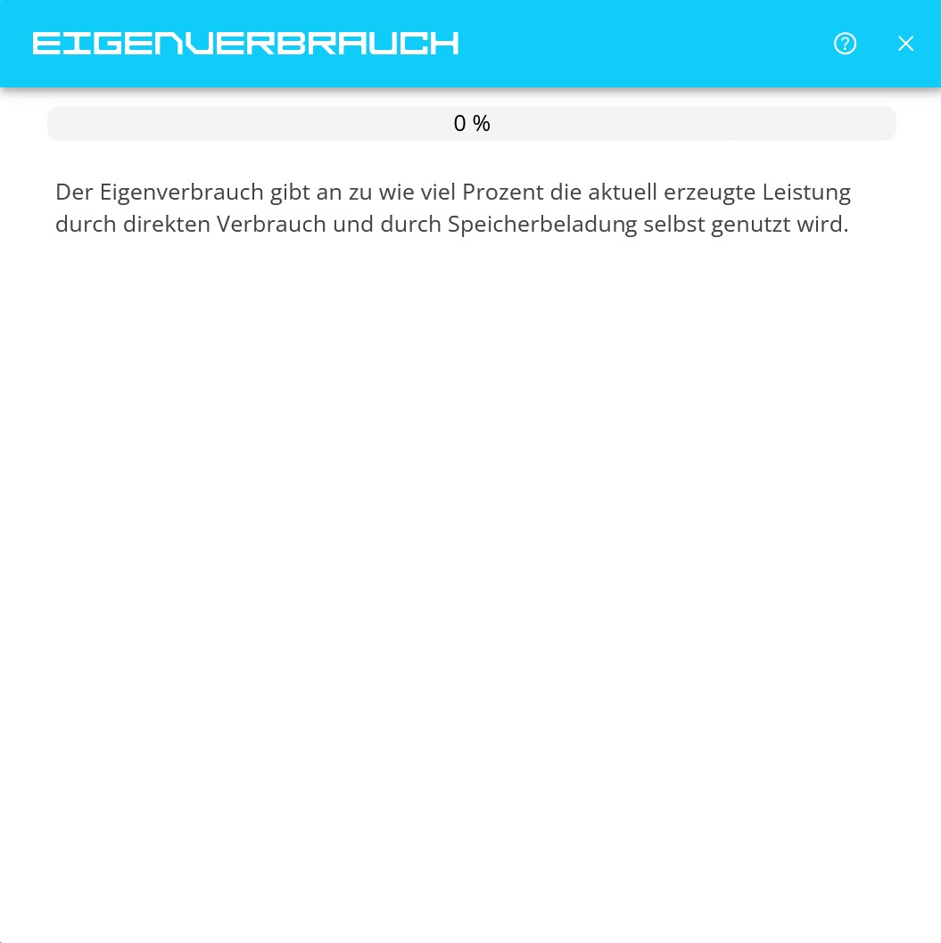 self consumption advanced