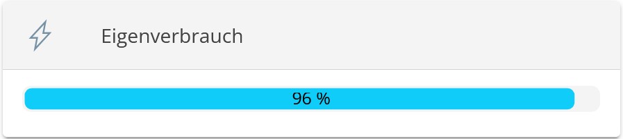 self consumption history flat