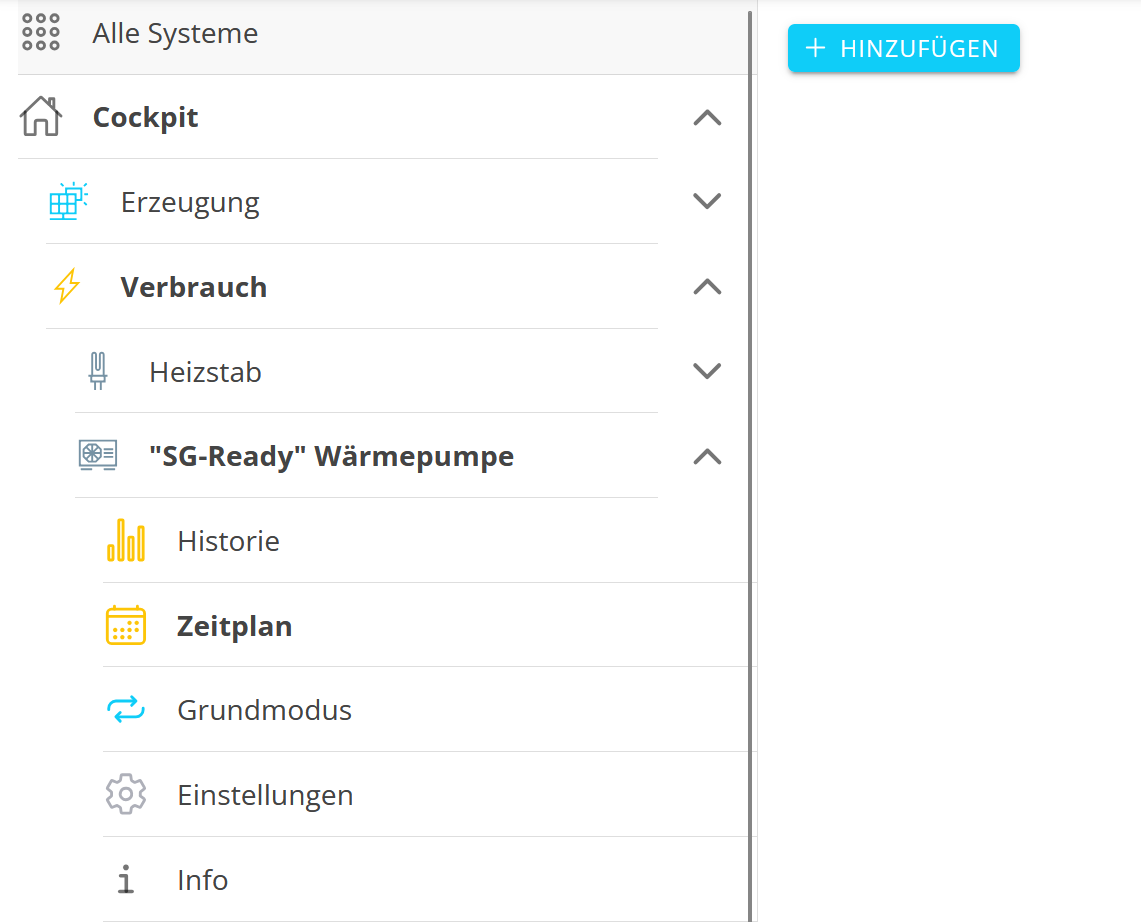 Hinzufügen einer Aufgabe zum Zeitplan