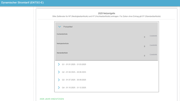 entso e grid charges