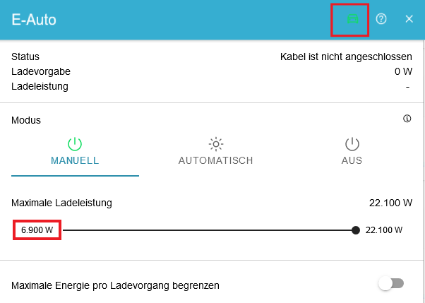 ibnevcs Ladestation Advanced Nav Carconfig Active