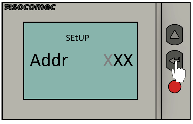 Socomec Countis E23 E24 Setup Addr 1