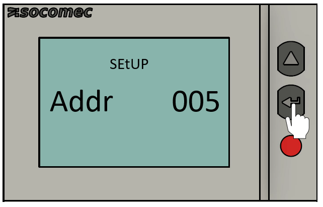 Socomec Countis E23 E24 Setup Addr 7