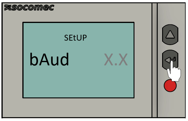 Socomec Countis E23 E24 Setup Baudr 2