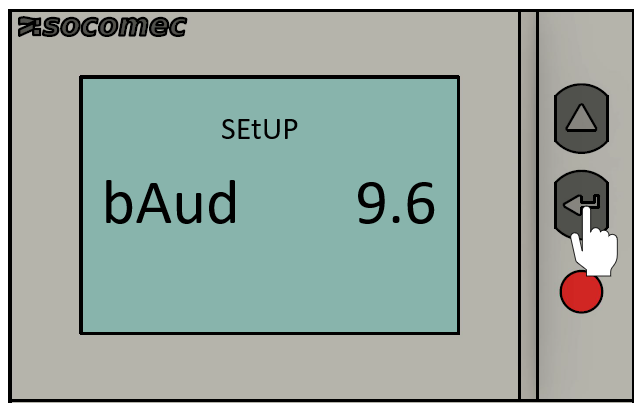 Socomec Countis E23 E24 Setup Baudr 4