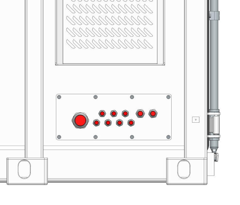 aux supply and comm glands