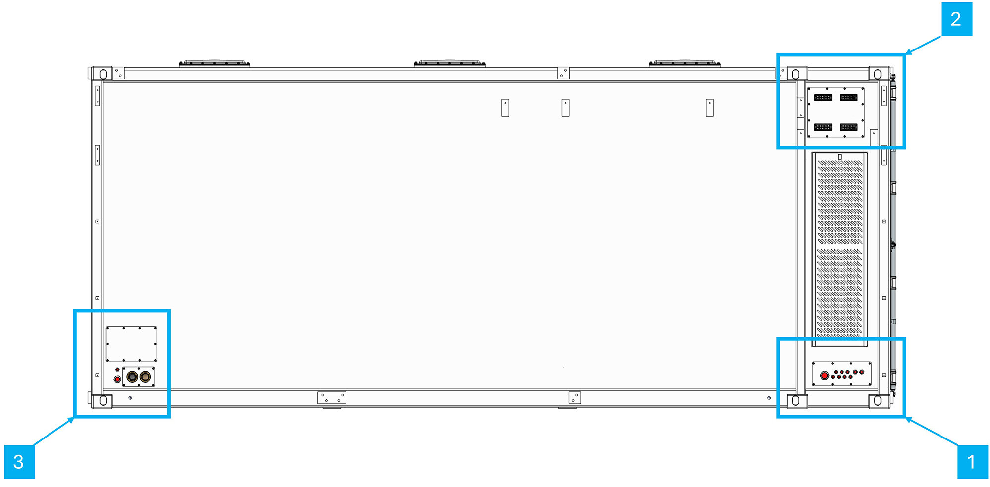 xl rear view numbered