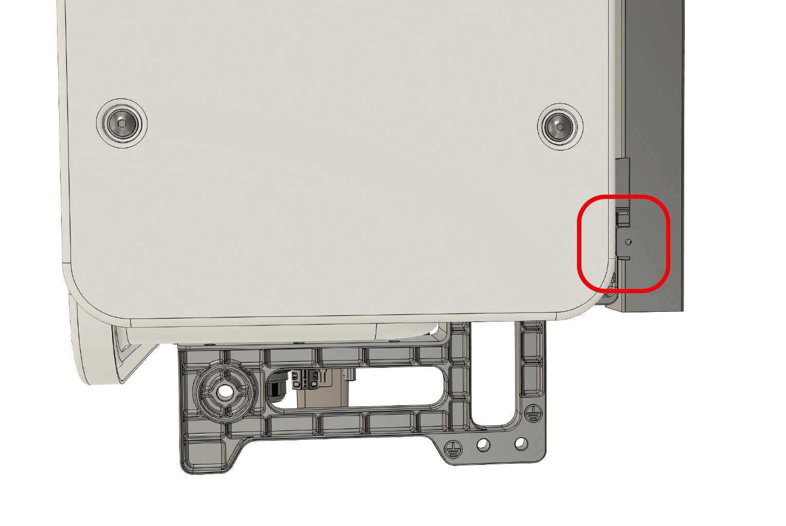 bolt connection inverter bracket