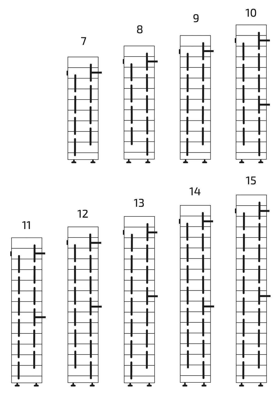 c100 battery tower arrangement
