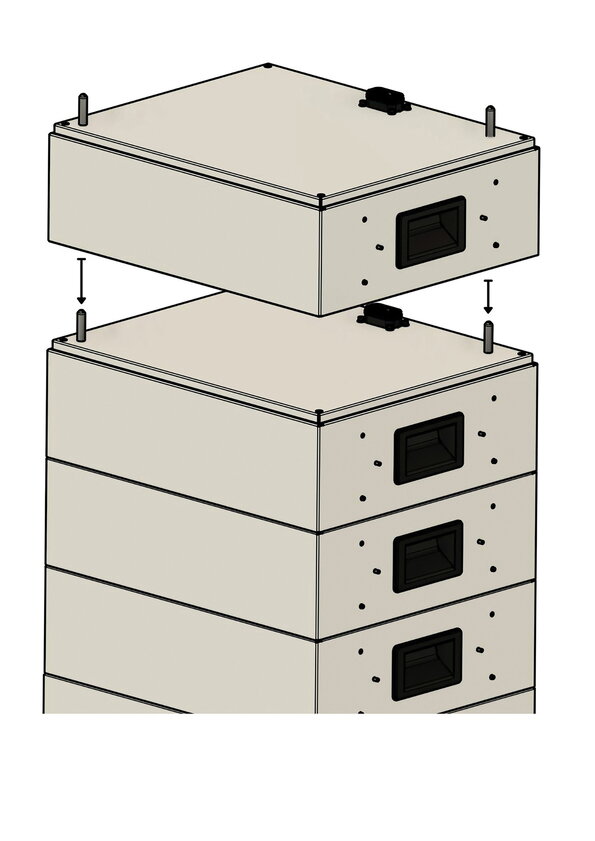 split base battery installation