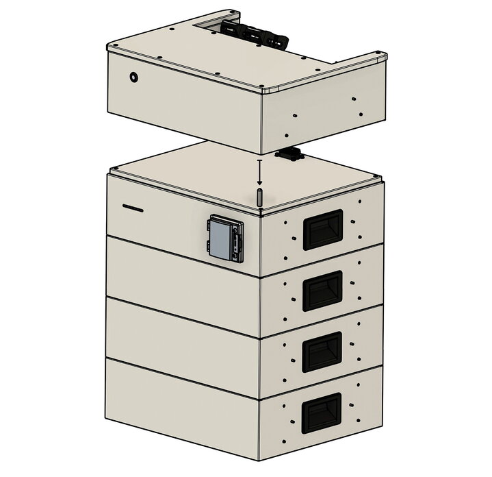 split base ems box installation