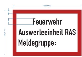 Hinweisschild zur Lage der BMA