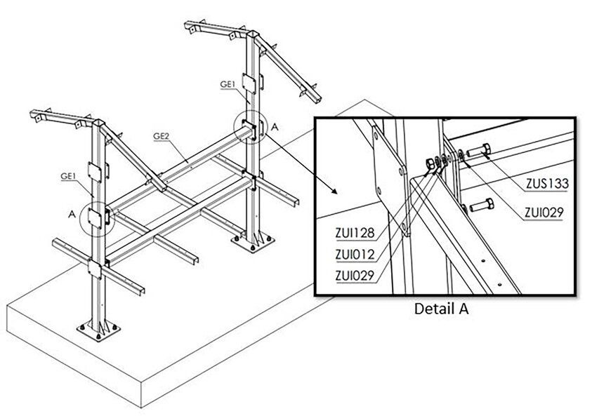 GE1 mounting detail 2