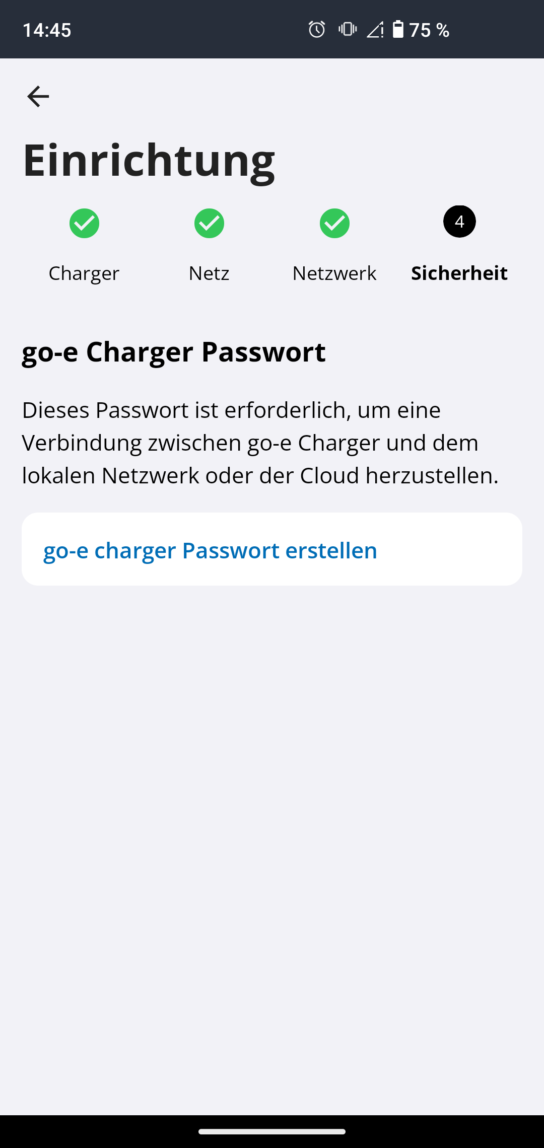 goe passwort