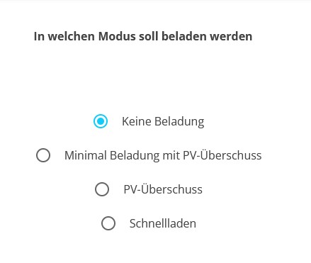 charging modes