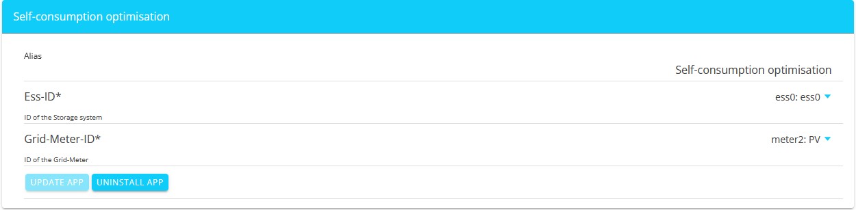 Eigenverbrauchsoptimierung,  deinstallieren 2