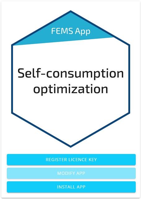 Eigenverbrauchsoptimierung,  deinstallieren