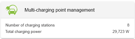 App Multi Ladepunkt Management Flat Widget