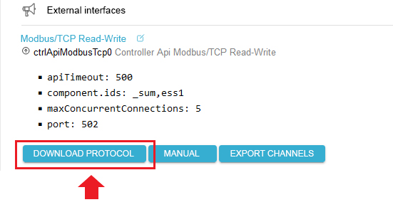Modbus Anlagenprofil 4