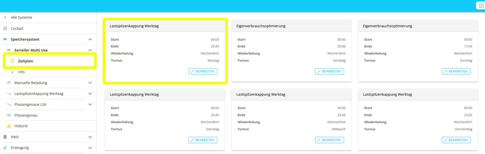 serial multi use task scheduling