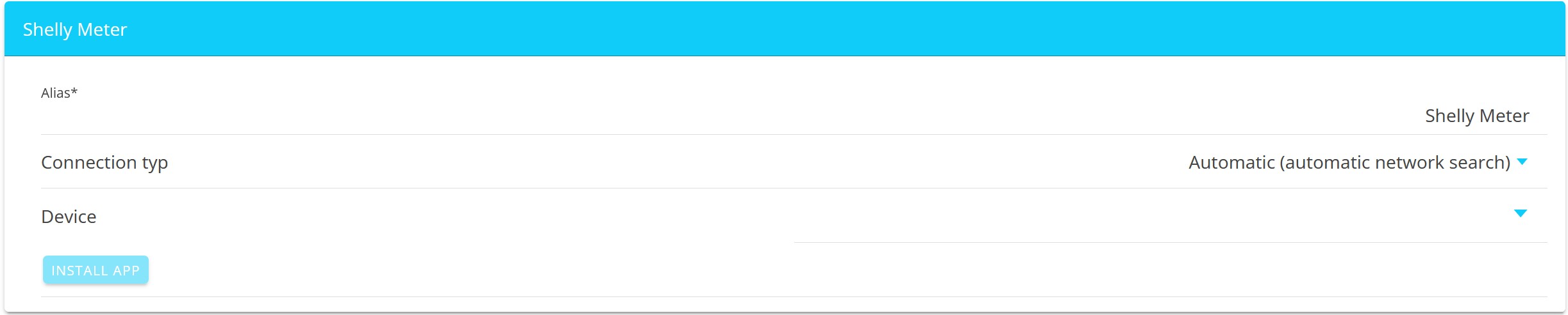 shelly meter installation 2