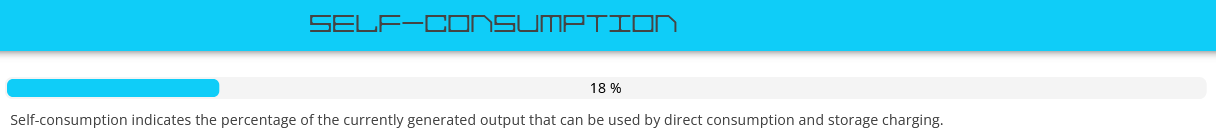 self consumption main