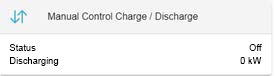 INM FEMS manual charge discharge control