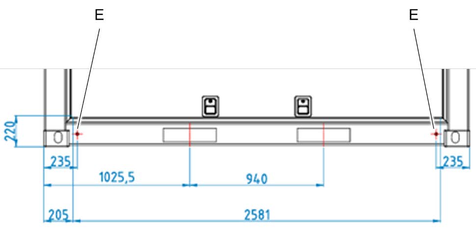 INM container grounding connections
