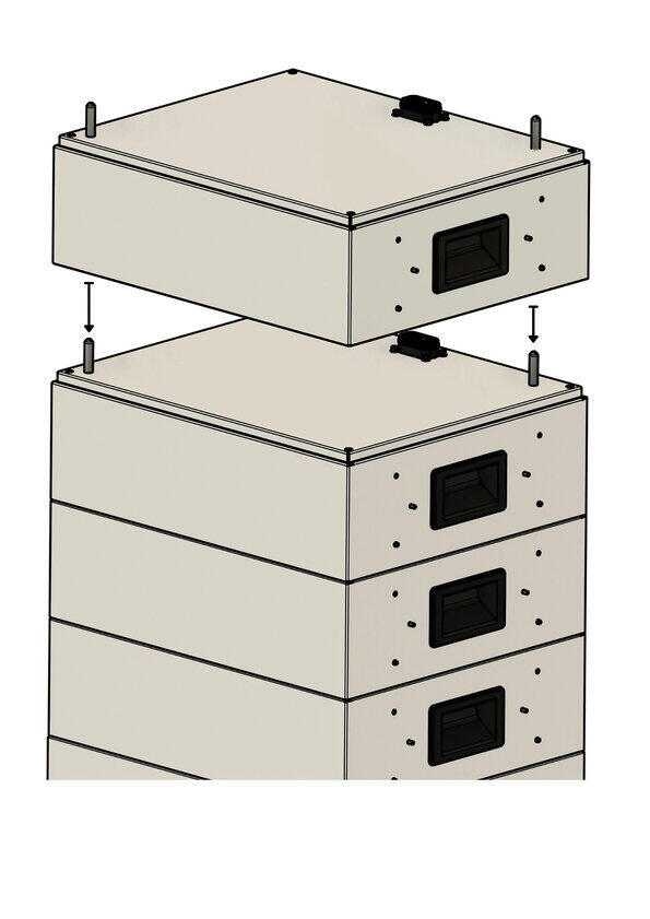 split base battery installation