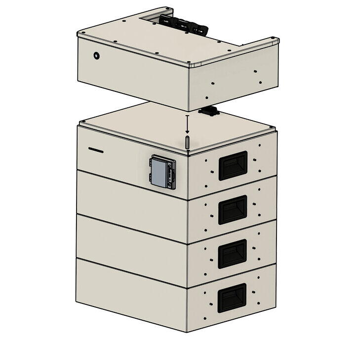 split base ems box installation