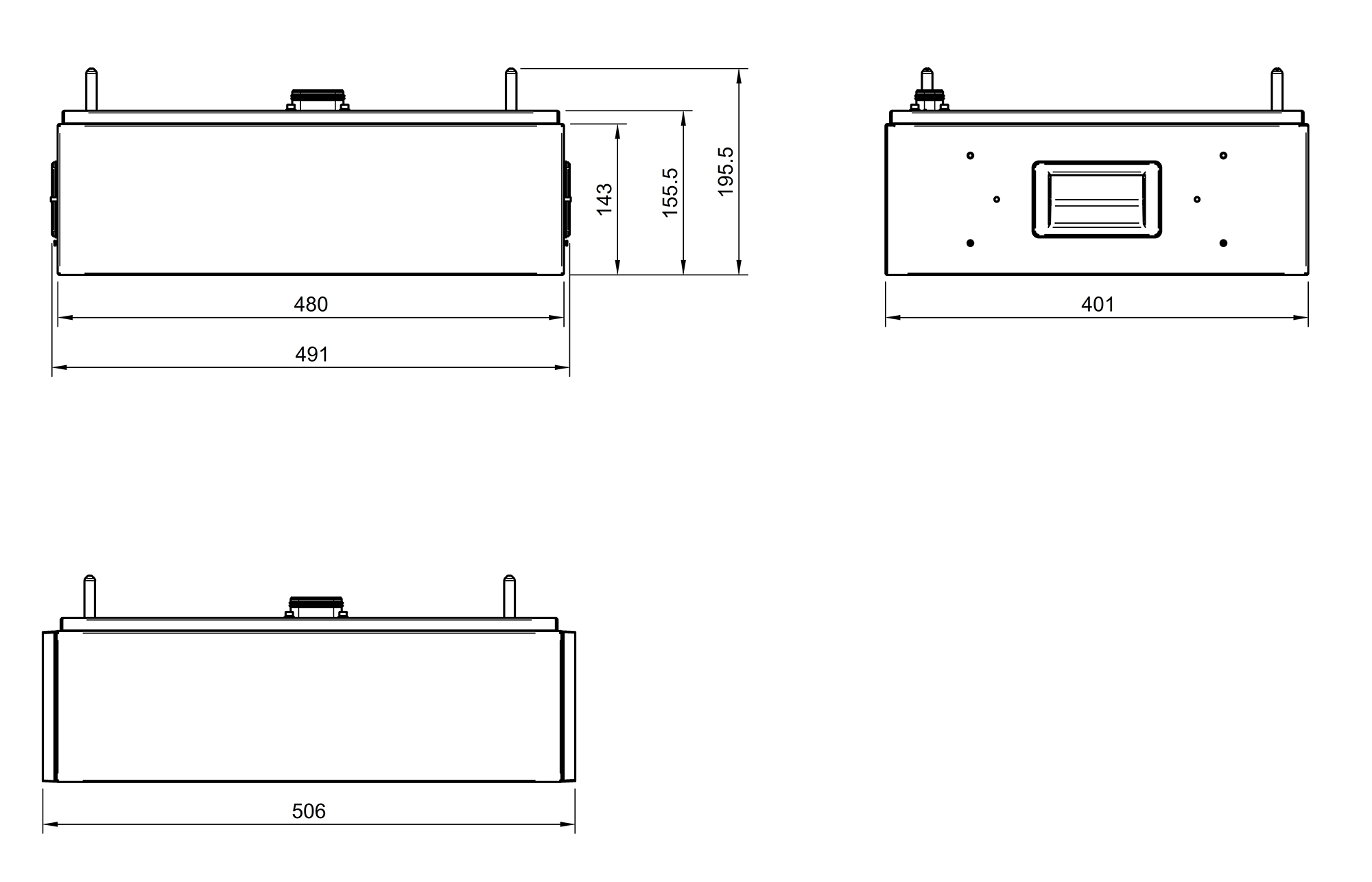 battery dimensions