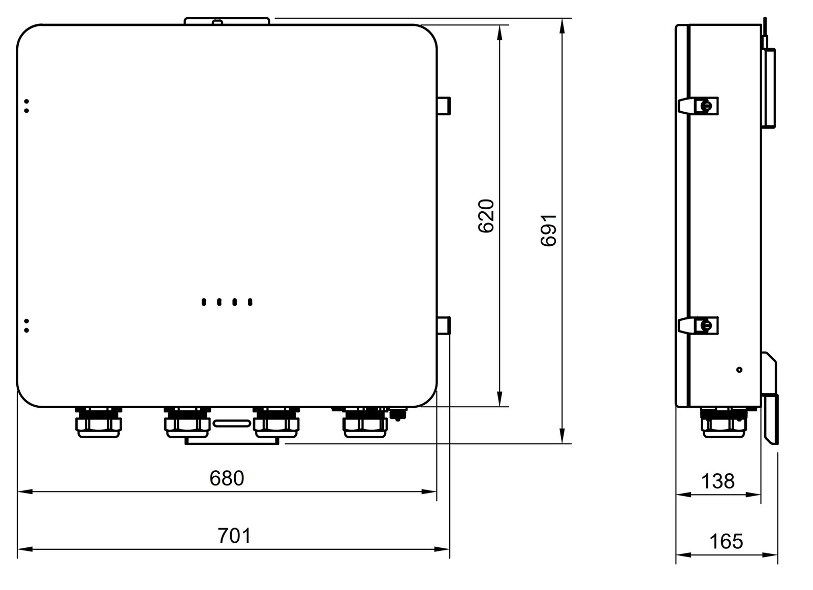 c100 sts dimensions