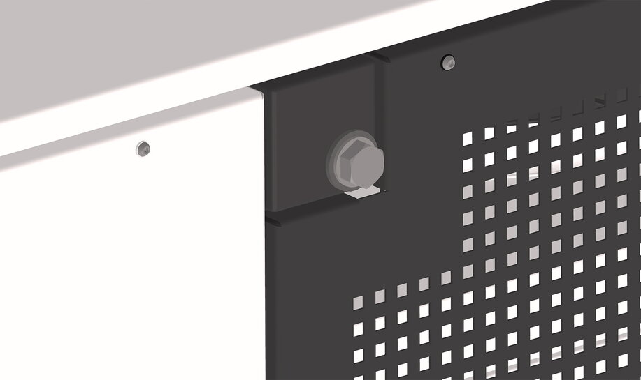 Industrial L installation bolts