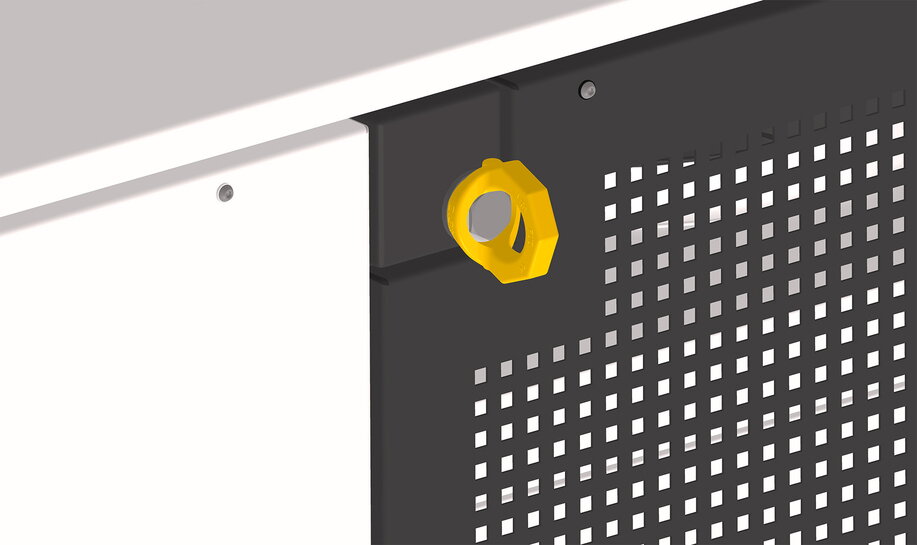Industrial L installation transport lugs