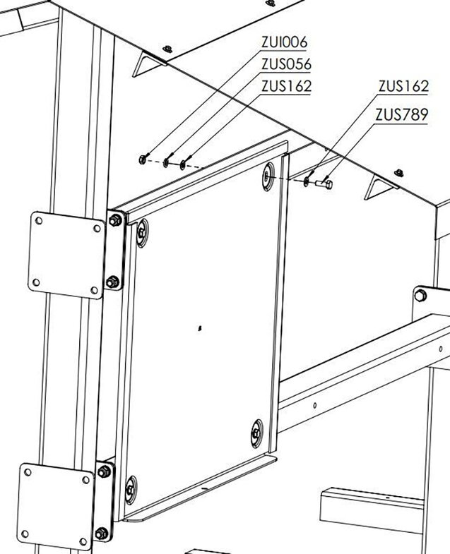KACO mounting plate installation
