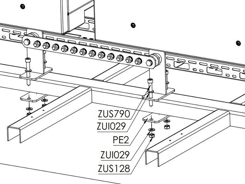 PE rail installation
